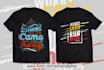 do creative typography and minimal t shirt design