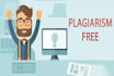 manually rewrite and rephrase your document to make it a plagiarism free