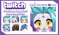 draw cute emotes, sub badges for streamer, discord, twitch