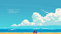 create your minimal landscape illustration