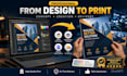 design and print professional flyers or posters