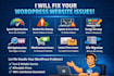 fix your any wordpress, CSS, PHP issue or errors