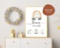 create personalized birth poster