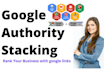google authority stacking backlinks for local business seo