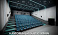 design auditoriums, theaters, lecture rooms, coliseums