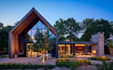design airbnb cabin and villa exterior photorealistic 3d render