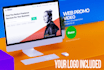 create trendy website promo video