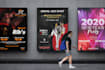 do eye catching food, event and gym flyer or poster design
