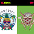 draw custom skull illustration design for tshirt and logo