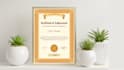 do custom certificate design, diploma, or award certificate