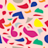 create seamless pattern with irregular shapes