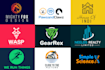 do creative wordmark, font, text based logo design