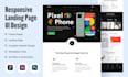 design a custom figma landing page, website UI UX, figma website, website ux