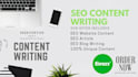do SEO article writing, blog post writing or content writing