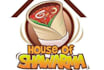 create a burger shawarma promotion logo