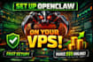setup openclaw on your vps, windows or mac ready to use
