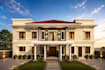 design house exterior and 3d render