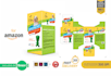design amazon product box packaging design in 24 hours