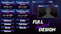 design a cute kick or twitch overlay for your stream