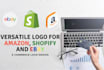 design versatile logo for amazon, shopify and ebay store