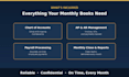be your monthly bookkeeper and manage your payroll