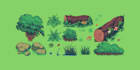 draw pixel art game sprites