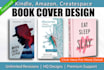kindle, amazon, createspace book cover design within 24 hrs