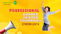 create podcast twitter, facebook cover banner or other design