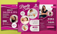 design editable flyer, event flyer, business flyer in canva