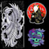 create unique japanese art illustration for shirts hoodie mousepad
