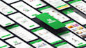 design UI mobile app iphone android and mockups