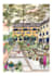 illustrate cityscapes with watercolor