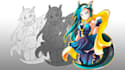 design a custom character reference sheet for your oc