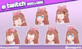 create twitch emotes , stiker and badge for you in 24 hours