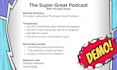 write SEO podcast show notes and transcripts