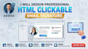 design a professional HTML clickable email signature for your brand
