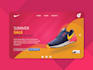 design landing page, email template