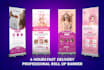 design professional roll up banner pull up banner, x stand banner