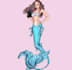 draw your cute mermaid character design in my unique style