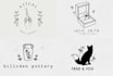 design a botanical doodle hand drawn logo