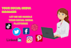be your  social media manager