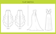 create professional flat sketch for your garments