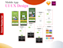design creative modern mobile app ui ux for android or IOS