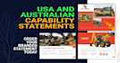 design a professional business capability statement