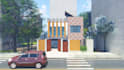 do photorealistic exterior rendering, 3d exterior design of modern house
