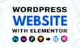 convert PSD, xd, html, figma to wordpress elementor website