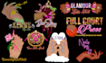 make fashion,salon,cosmetics,eyelashes,nails,lip gloss logo