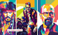 draw your face into wpap pop art colour portrait in 24 hours