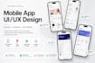 design a stunning mobile app UI UX in figma for ios  android