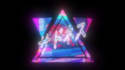 make your futuristic retro glitch intro